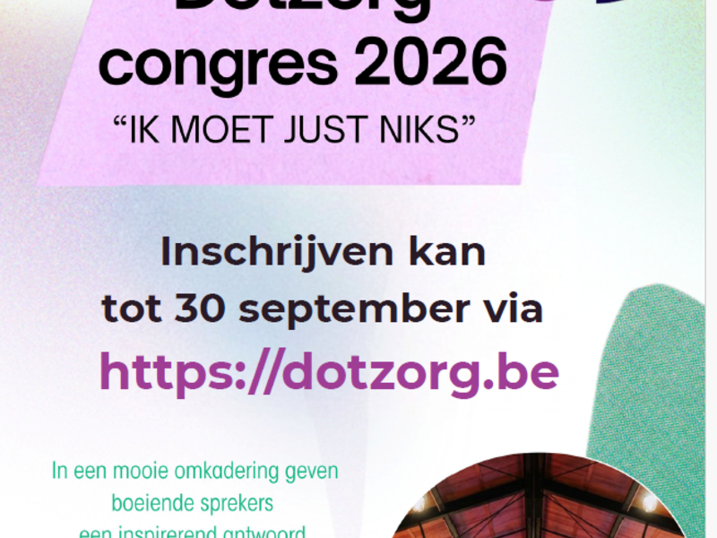 Congres Dot Zorg 2026 - 23 oktober 2026 - schrijf je in